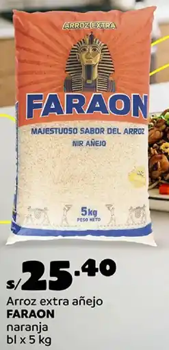 Plaza Vea Faraon arroz extra añejo naranja bl oferta
