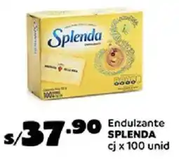 Plaza Vea Splenda endulzante cj oferta