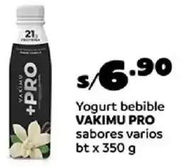 Plaza Vea Vakimu pro yogurt bebible sabores varios bt oferta