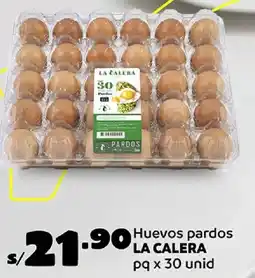Plaza Vea La calera huevos pardos pq oferta