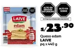 Plaza Vea Laive queso edam pq oferta