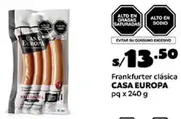 Plaza Vea Casa europa frankfurter clásica pq oferta