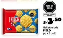 Plaza Vea Field galleta soda pq oferta