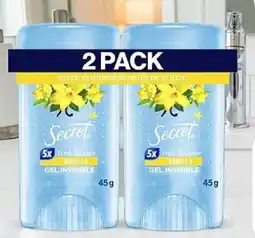 Plaza Vea Secret desodorante en gel antitranspirante vainilla oferta