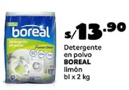 Plaza Vea Boreal detergente en polvo limón bl oferta
