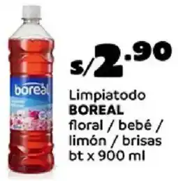 Plaza Vea Boreal limpiatodo floral / bebé / limón / brisas bt oferta