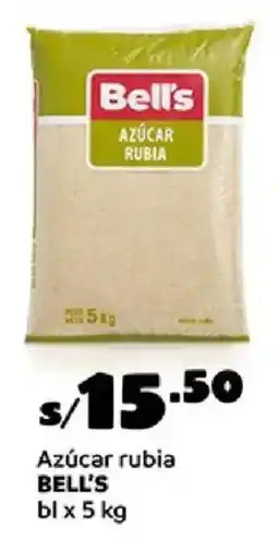 Plaza Vea Bell's azúcar rubia bl oferta