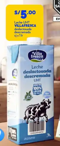 Mass Villafresca leche uht deslactosada descremada cj oferta
