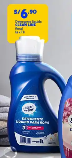 Mass Clean line detergente líquido floral bt oferta