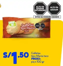 Mass Proxi+ galletas tipo maría taco pq oferta
