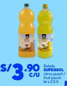 Mass Supersol citrus punch/ fruit punch bt oferta