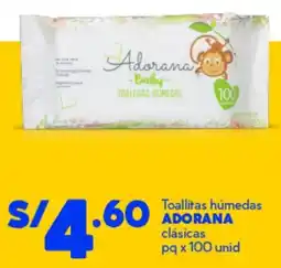 Mass Adorana toallitas húmedas clásicas pq oferta