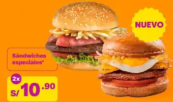 Tambo Sándwiches especiales oferta