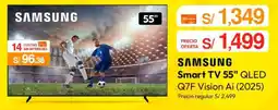 Metro Samsung smart tv 55" oferta