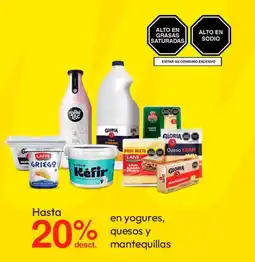 Metro En yogures, quesos y mantequillas oferta
