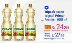 Metro Primor premium tripack aceite vegetal oferta