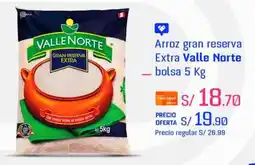Metro Valle norte arroz gran reserva extra bolsa oferta