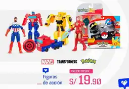 Metro Marvel transformers pokémon figuras de acción oferta