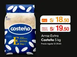 Metro Costeño arroz extra oferta