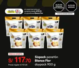 Metro Blanca flor panetón doypack oferta