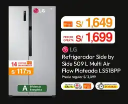 Metro LG refrigerador side by side oferta
