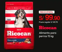 Metro Ricocan alimento para perros oferta
