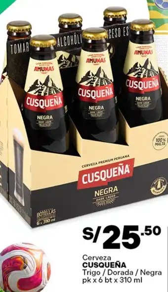 Cusqueña cerveza