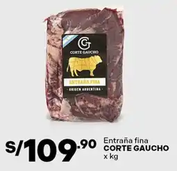 Plaza Vea Corte Gaucho entraña fina oferta