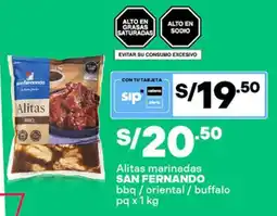 Plaza Vea San Fernando alitas marinadas oferta