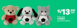 Plaza Vea Kisses peluche pancita balón oferta