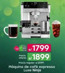 Tottus Ninja Luxe máquina de café expresso oferta
