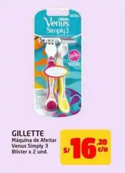 MaxiAhorro Gillette Venues Simply 3 oferta