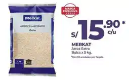 MaxiAhorro Merkat arroz extra oferta
