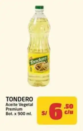MaxiAhorro Tondero aceite vegetal premium oferta