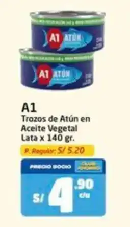 MaxiAhorro A1 trozos de atun en aceite vegetal oferta