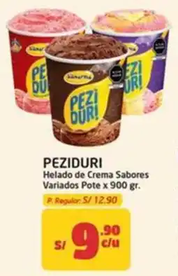 MaxiAhorro Peziduri helado de crema oferta