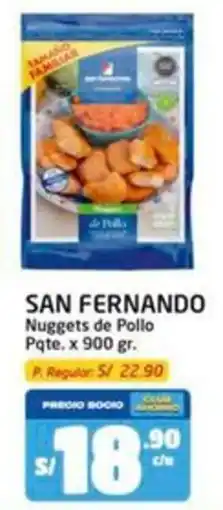 MaxiAhorro San Fernando nuggets de pollo oferta