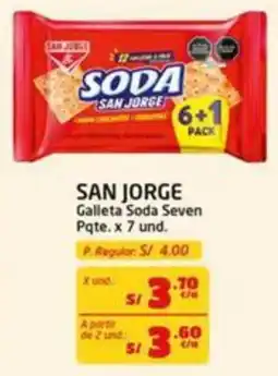 MaxiAhorro San Jorge galleta soda seven oferta