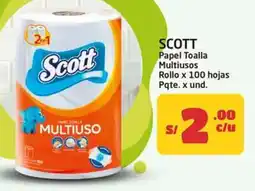 MaxiAhorro Scott papel toalla multiuos oferta
