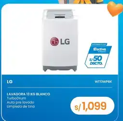 Tiendas EFE LAVADORA 13 KG BLANCO TurboDrum oferta