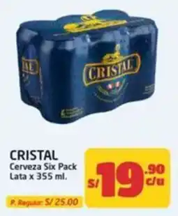 MaxiAhorro Cristal cerveza oferta