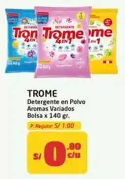 MaxiAhorro Trome detergente en polvo oferta