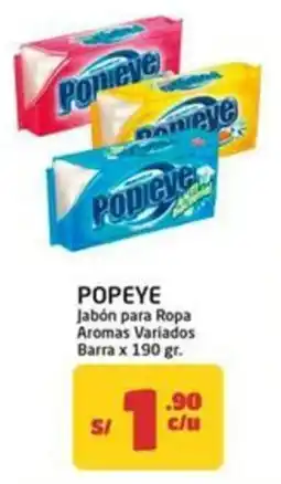 MaxiAhorro Popeye jabon para ropa oferta
