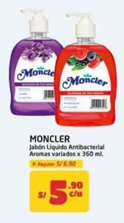 MaxiAhorro Moncler jabon liquido antibacterial oferta
