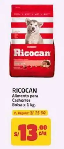 MaxiAhorro Ricocan alimento para cachorros oferta