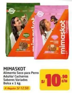 MaxiAhorro Mimaskot alimento seco para perro oferta