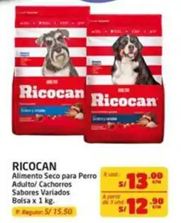 MaxiAhorro Ricocan alimento seco para perro oferta