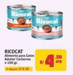 MaxiAhorro Ricocat alimento para gatos oferta