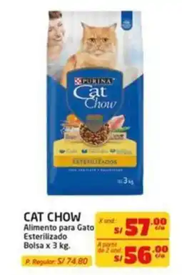 MaxiAhorro Cat Chow alimento para gato esterilizado oferta