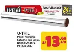 MaxiAhorro U-Thil papel aluminio oferta